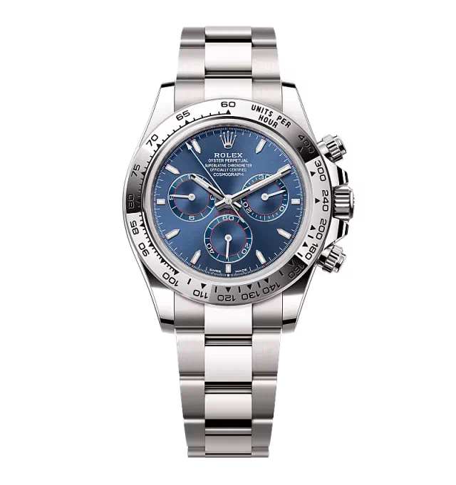 コスモグラフ デイトナ
オイスター、40 mm、ホワイトゴールド
リファレンス 126509
¥ 7,623,000