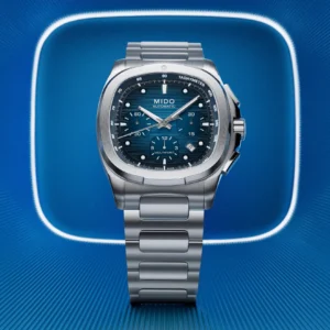 Special edition (1 Extra Strap) Multifort TV Chronograph M049.527.11.041.00 - ∅ 41.2 x 42mm Chronograph function Power reserve up to 60 hours Nivachron™ balance spring