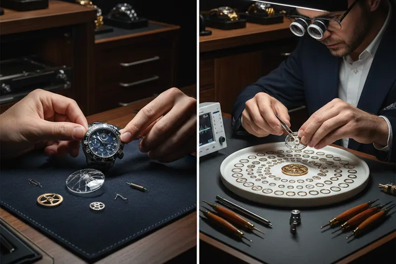 腕時計のオーバーホールとは？修理との違いと作業内容