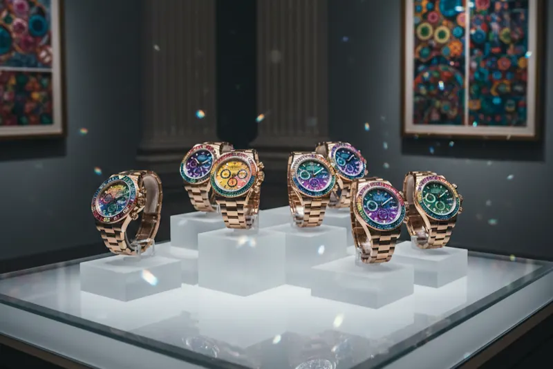 ロレックス 虹色と表現されるモデルの正体｜どのコレクションを指しているのか