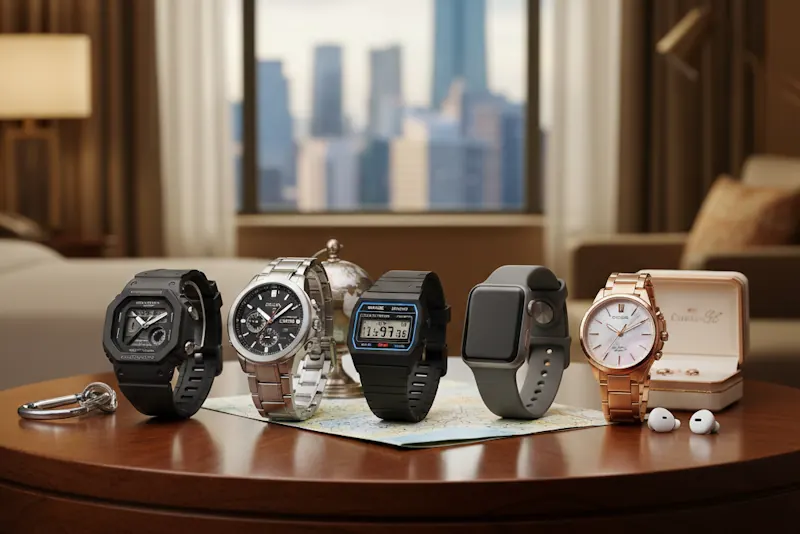 目的別で選ぶ海外旅行に最適な腕時計5選