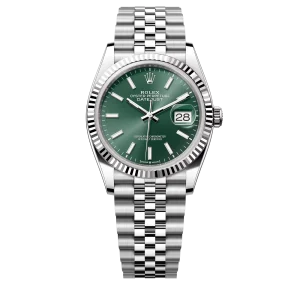 デイトジャスト 36
オイスター、36 mm、オイスタースチール＆ホワイトゴールド
リファレンス 126234