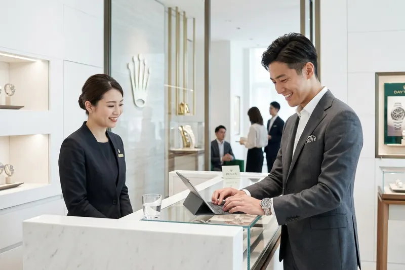 ロレックスの来店予約制度とは